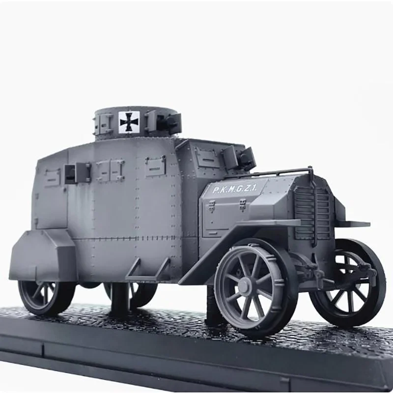 1:43 German Ehrhardt EV4 Armored Vehicle Tank Model Static Finished Display Gift Collection Four Colors