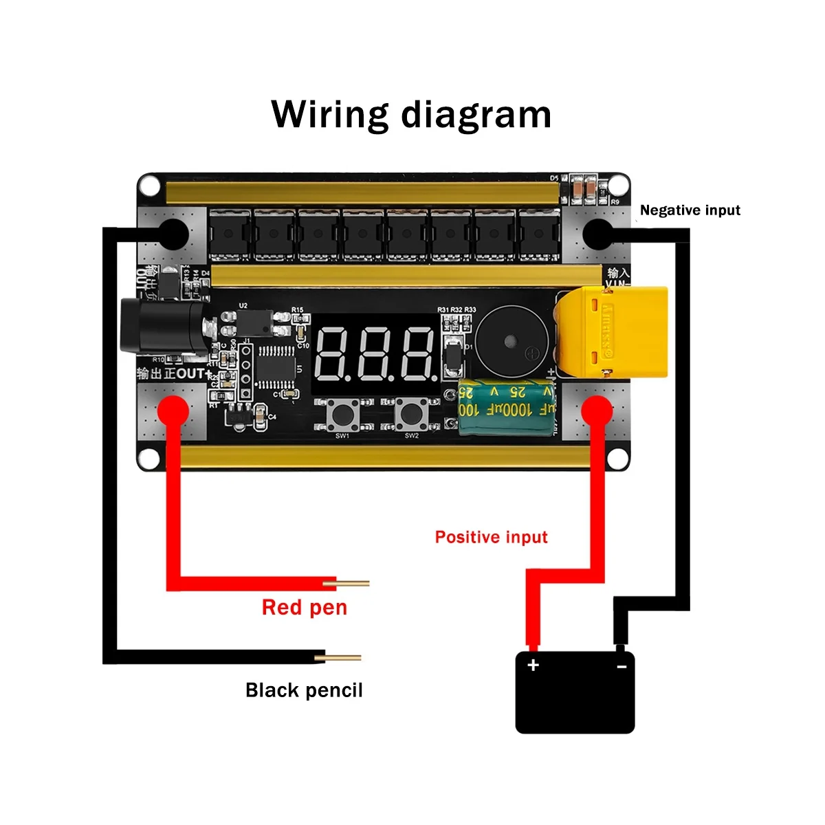 

12V Voltage Handheld Spot Welding Machine DIY Portable 18650 Mobile Phone Lithium Battery Spot Welding Machine