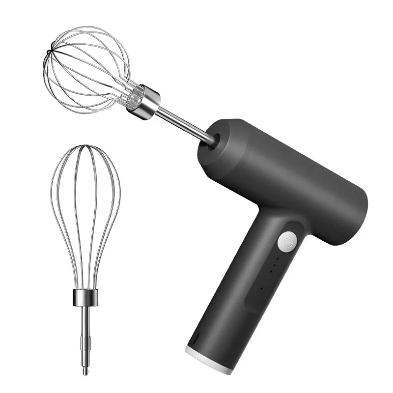 1 Stück drahtloser elektrischer Essens mixer tragbar 3-geschwindig-Eierschläger Backteig-Kuchen-Creme-Mixer Küchen werkzeuge 6