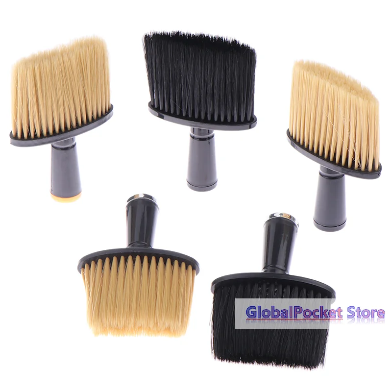 Soft Hair Brush Neck Face Duster Hairdressing Hair Cutting Cleaning Brush For Barber Salon Hairdressing Styling Barber Tools view 2