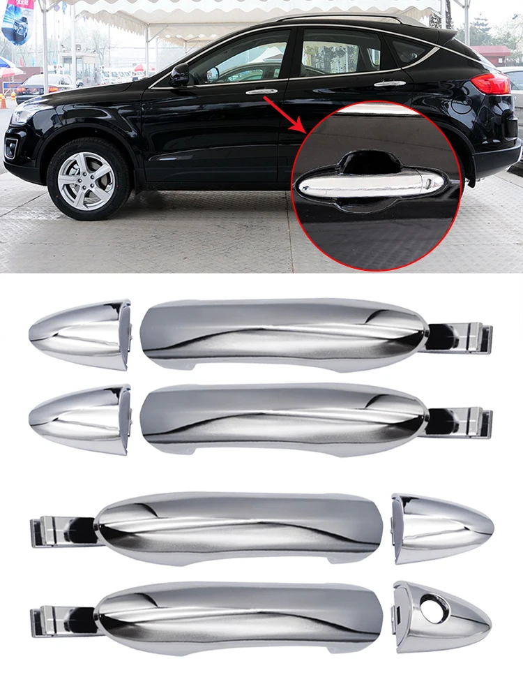 ل FAW Besturn X80 2013 2014 2015 2016 2017 2018 كروم الباب الخارجي الخارجي #1