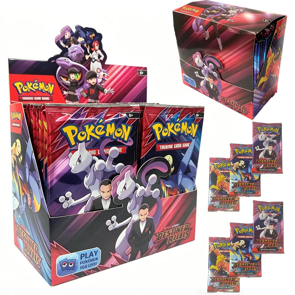 360Pcs Pokemon Destined Rivals Prismatic Evolutions Card Stellar