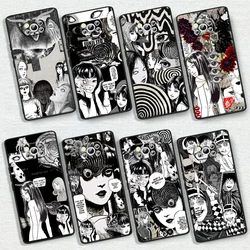 Horror Comics Tomie Kawakami For Xiaomi Poco X6 X5 X4 X3 F4 F3 NFC M6 M5 M4 GT S Pro 4G 5G C65 Black Soft Phone Case