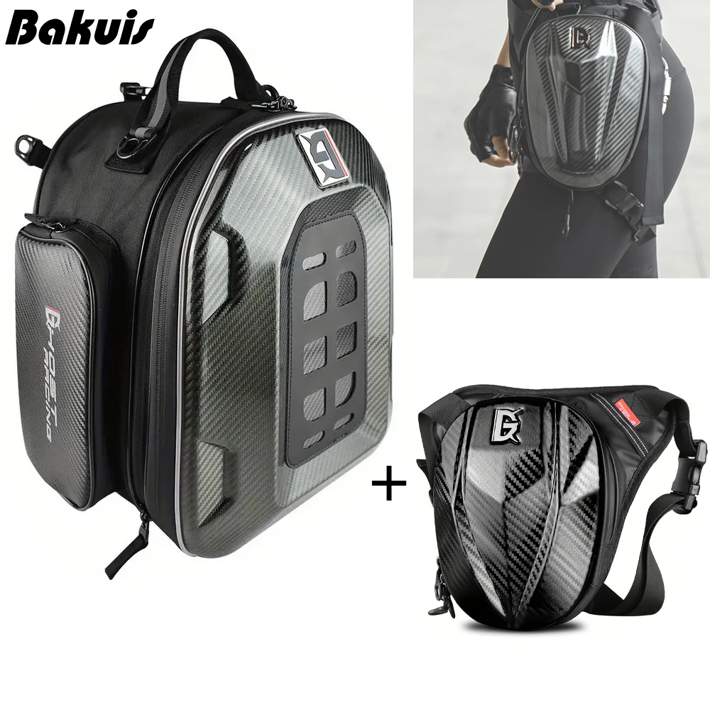 

Expandable Motorcycle Rearseat Bag Large Capacity Motorcycle Bag Universal Motorcycle Riding Rear Bag Motorcycle Tools