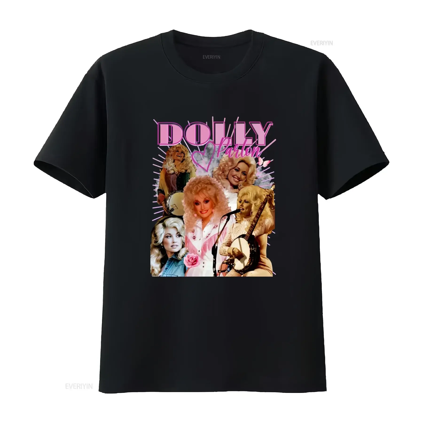 Vintage Dolly Parton Country Music Fan Nashville T Shirt Jolly Family S Cowboys Sweat Queen Design vintage Washed streetwear