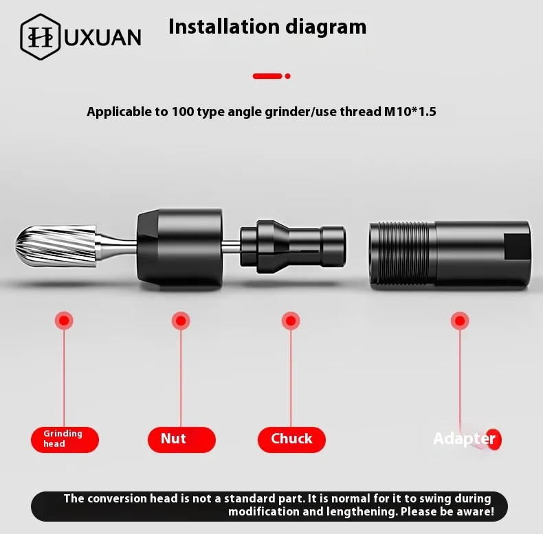 3MM/6MM Angles Grinders Thread Adapter Converters For Angles Grinders Polisher Bit Interfaces Converters Angles Grinders
