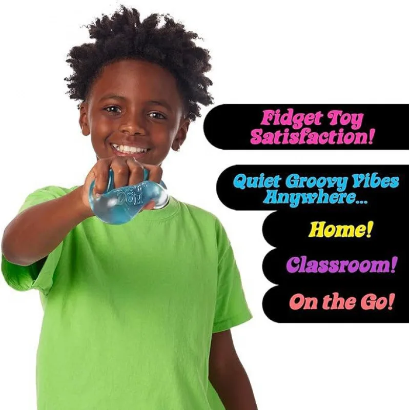 Cubo Sensorial Schylling Needoh Nice Cube, Cubo Antiestrés, Herramienta Sensorial para la Ansiedad, para la Concentración, el TDAH y la Calma, Gadget para la Oficina