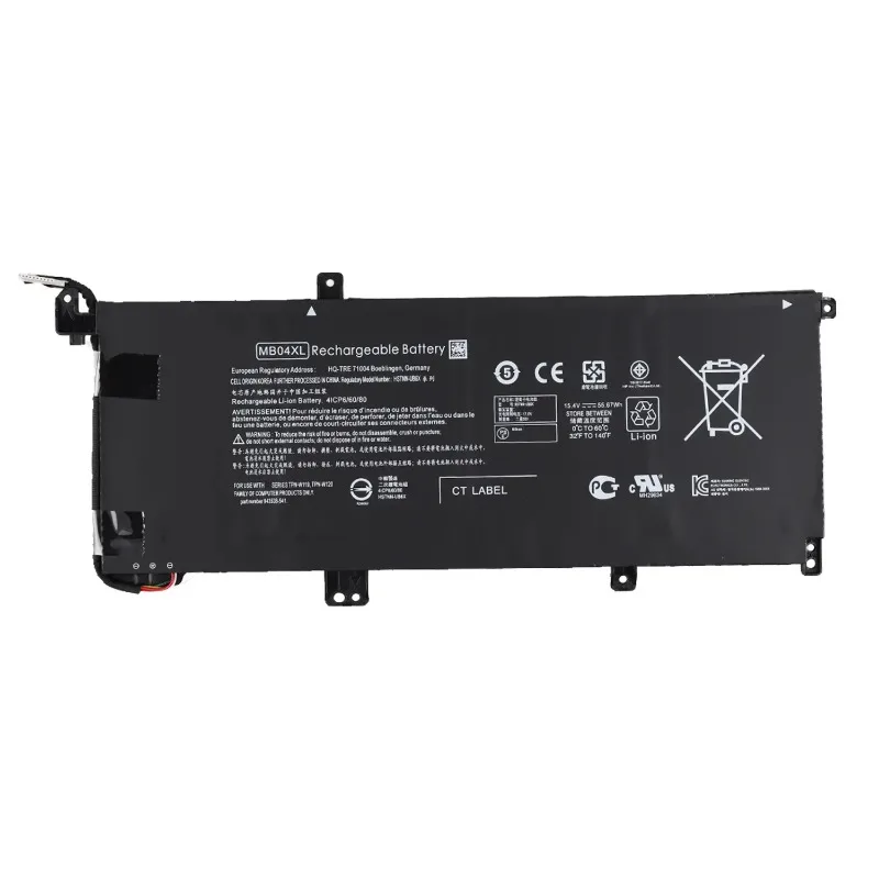 55.67Wh 15.4V 3615mAh MB04XL Replacement Laptop Battery for Hp Envy X360 M6-aq000 HSTNN-UB6X 843538-541 15t-aq100 TPN-W119 W120
