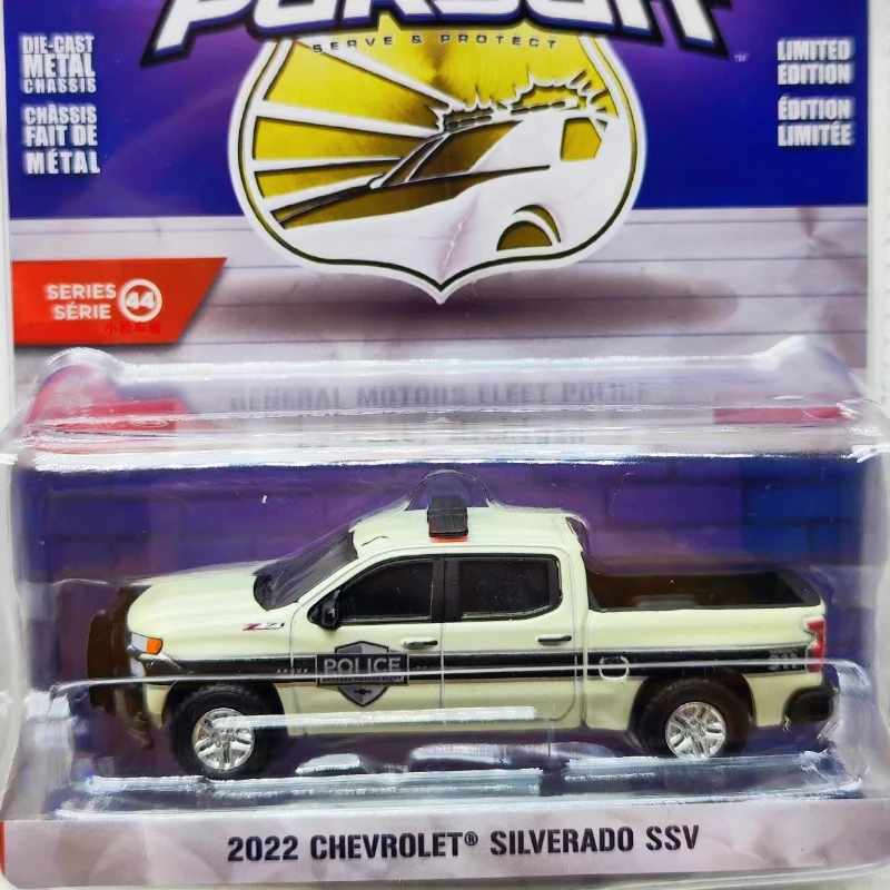 

Greenlight 1:64 2022Silverado SSV - GM Флот Полиция 43020-F Любимые игрушки Маленькие подарки Модель Настенный кулон