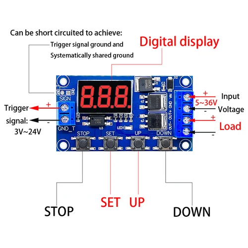 LED 디지털 튜브 시간 12/24 시간 디스플레이 모드 시간 분 초, DS3231 칩 시계, USB 5V, 6 비트 시계, 1 인치 