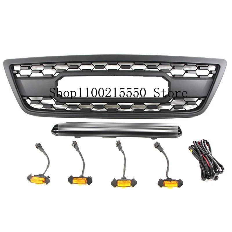 grille front bumper modification accessories decorati Fit for LEXUS 1998-2002 LX470 LX570 grill with lights 1999 2000 2001 LX470