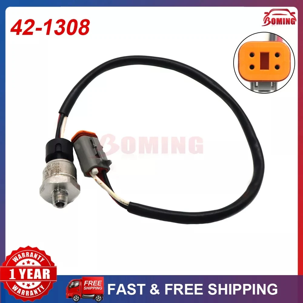 Car High Quality Transducer Pressure Sensor 200 PSIG PSIG 42-1308 Fits For Thermo King 421308 42 1308 3HMP2-3 3HMP23