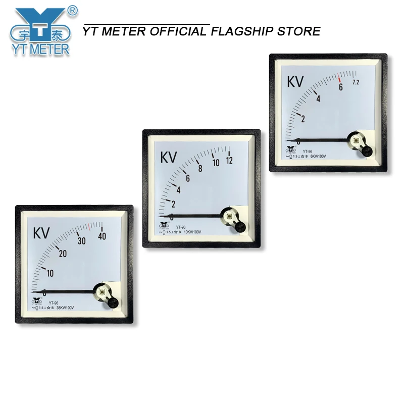 Cp96 AC الجهد العالي الفولتميتر 100 فولت 3.6 كيلو فولت 7.2 كيلو فولت 10 كيلو فولت 12 كيلو فولت 40 كيلو فولت dh96