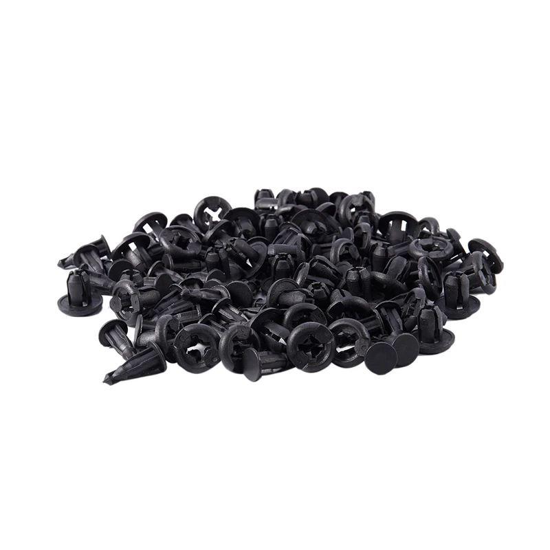 Car 10Mm Hole Dia Plastic Rivets 50PCS With  Mini Rapid Ratchet Wrench 1/4 Inch Screwdriver Rod Quick Socket Wrench