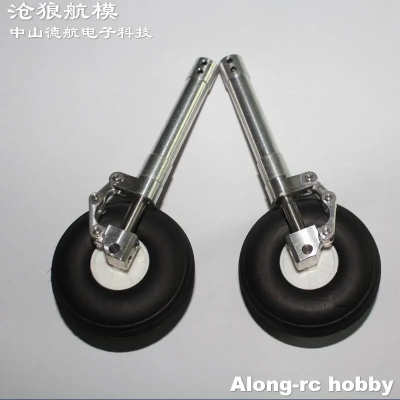 1 paire 70 80 90 100 --160 170mm D5 trou amortisseur principal train d'atterrissage à genoux adapté pour 3-6kg bricolage modèle Jet EDF RC pièce d'avion
