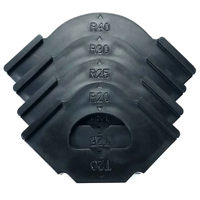 ABUG-Router Eckklemme Router Rundbohrer Vorlage Gerade Abschrägung Locator Schnellspanner Für Holzbearbeitung B