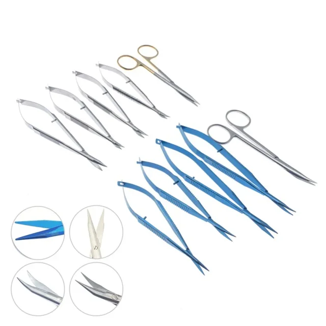 Mikro nożyczki okulistyczne Westcott Tenotomy Scissor ze stali nierdzewnej / tytanu Okulistyczny instrument chirurgiczny