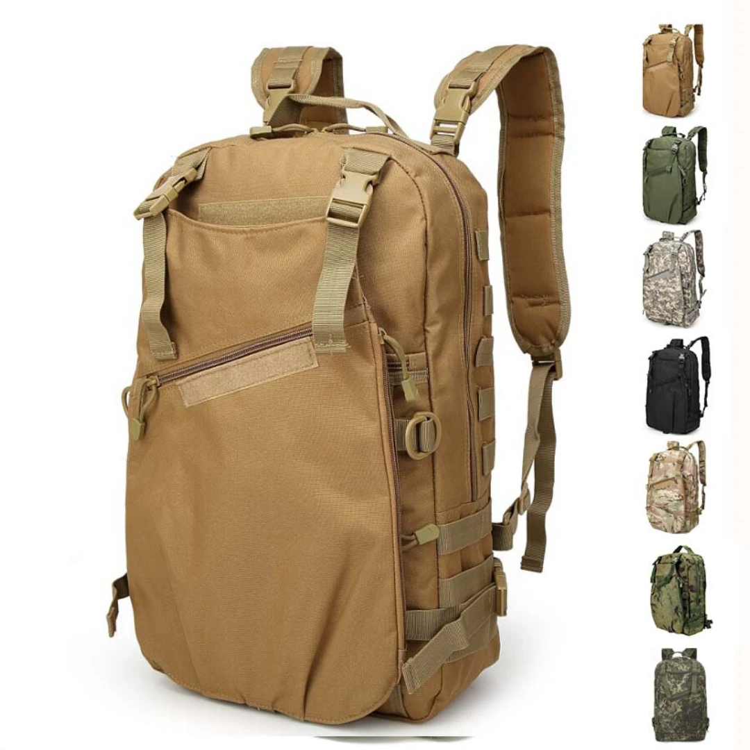 35L Outdoor Survival Tactics Backpack Riding Hiking Bag Camouflage