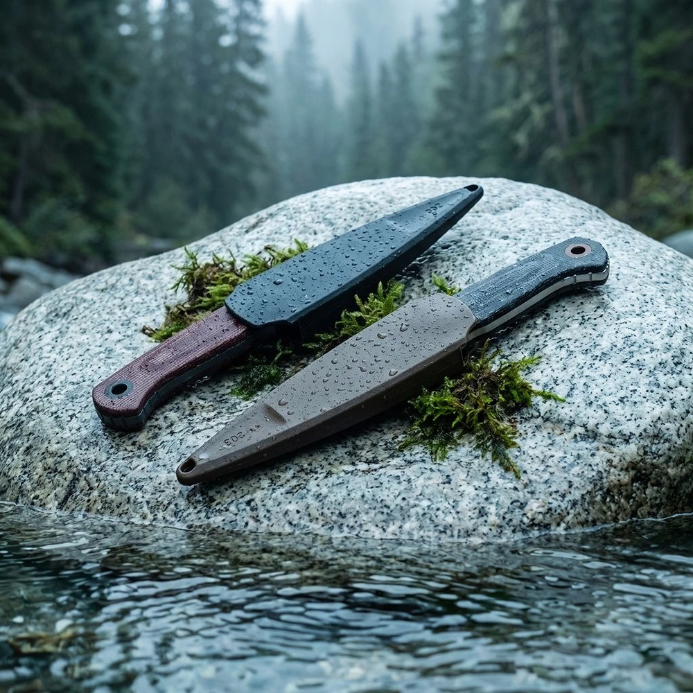 Dacian BM 203BT/203-1 Fixed D2 Blade Knife with Sheath EDC Pocket Cutter for Jungle Tour Camping Fishing Backpack Fruit Knife view 4