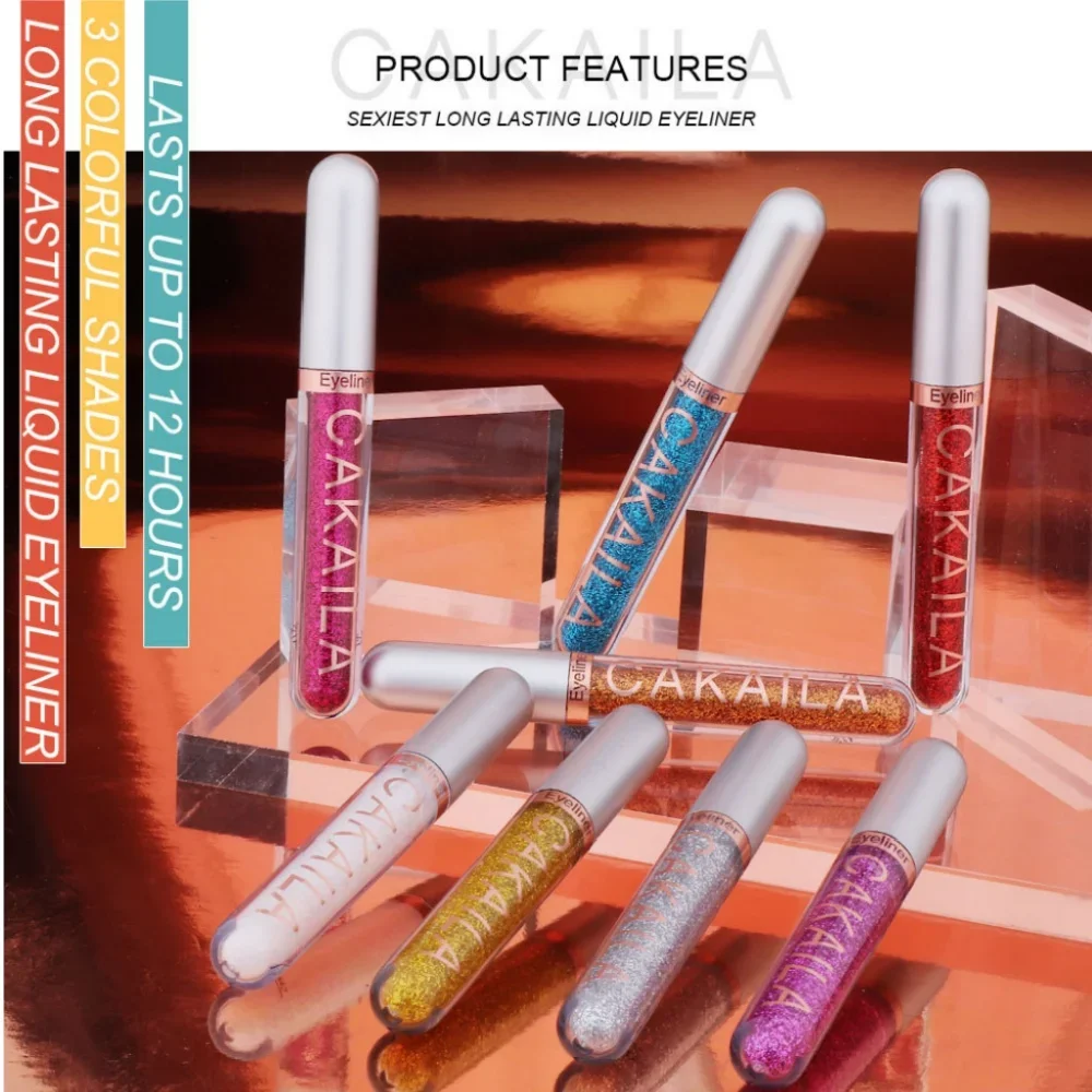 Dream Shining Liquid Eyeliner 8 สีชุดเซ็กซี่สี Matte Eyeliner ง่ายสีได้อย่างราบรื่นกันน้ํา Long Lasting Non Smudge