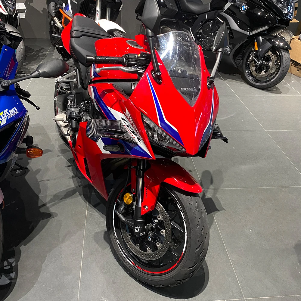 New Motorcycles Accessories Carbon fiber Fairing Winglet Aerodynamic Wing Kit Spoilers For Honda CBR650R CBR650 R 2024-2025 view 4