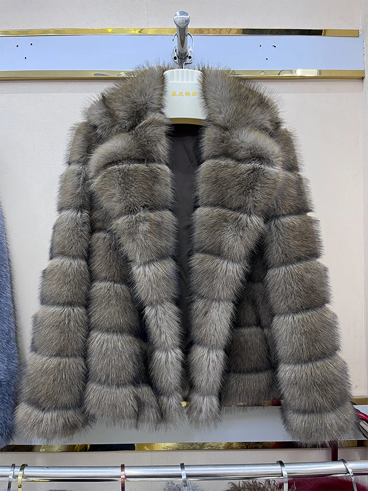 

2026 New Fashion Winter Women Imitation Fur Jackets Faux Fur Coat Fabric Thick Warm Outerwear Streetwear Coats