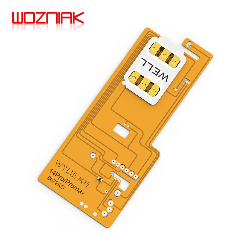 WYLIE 14Pro 14PRO MAX Built-in Card Modification Cable Added Built-in Card Sticker Integrated Circuit Design Hidden Card Sticker