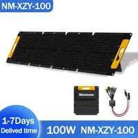 Newsmy NM-XZY-100 100W Portable Foldable Solar Panel 21% Energy Conversion Rate outdoor Waterproof camping Solar charging Panel