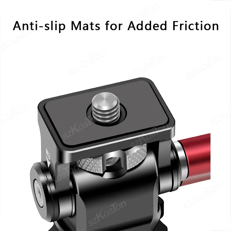 Suporte para monitor de câmera DSLR de liberação rápida com sapata fria ajustável parafuso de 1/4 "para luz de flash de monitor