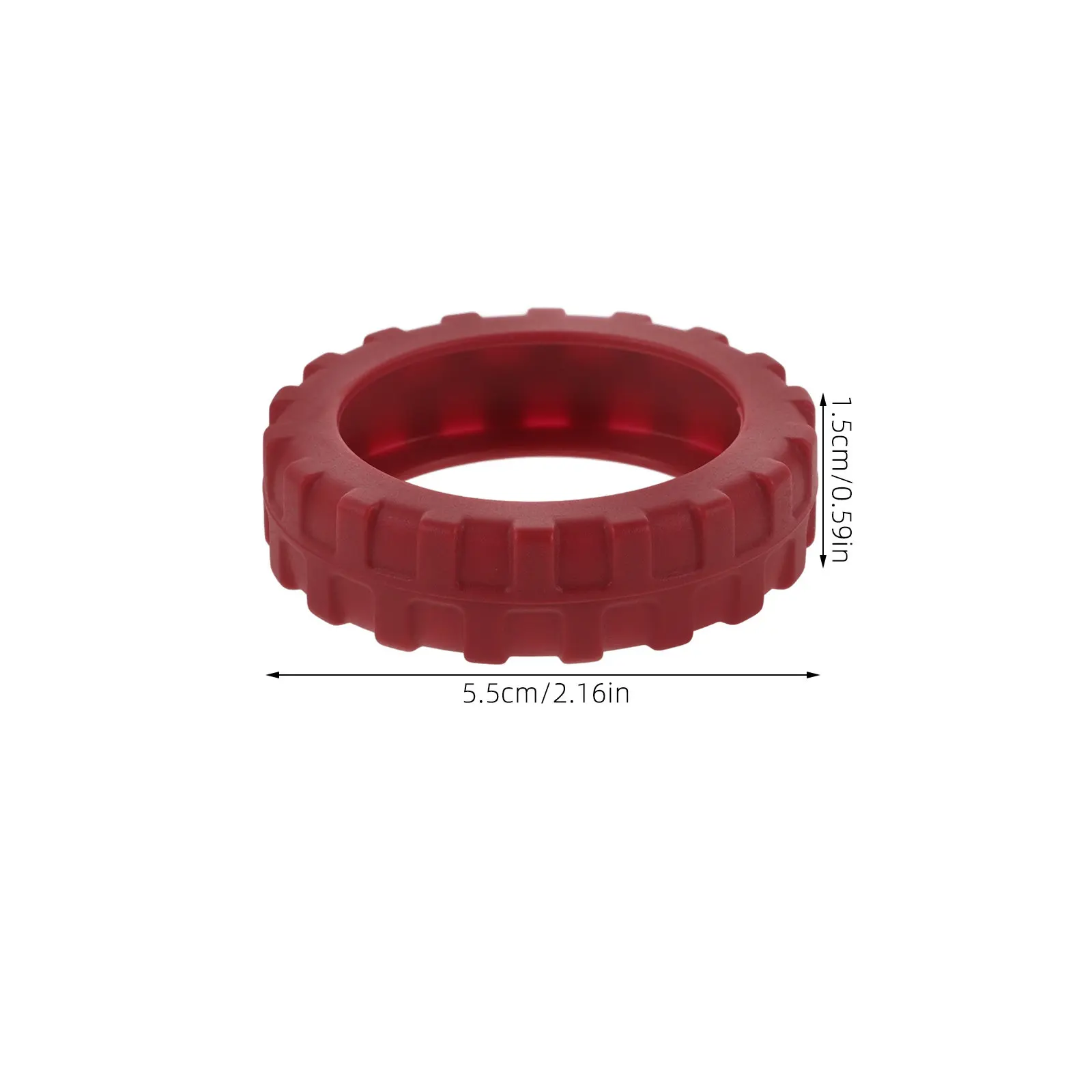 8Pcs Silicone Luggage Wheel Protector Cover Anti Slide Friction Grooves Easy Install Removable Wheel Sleeve for