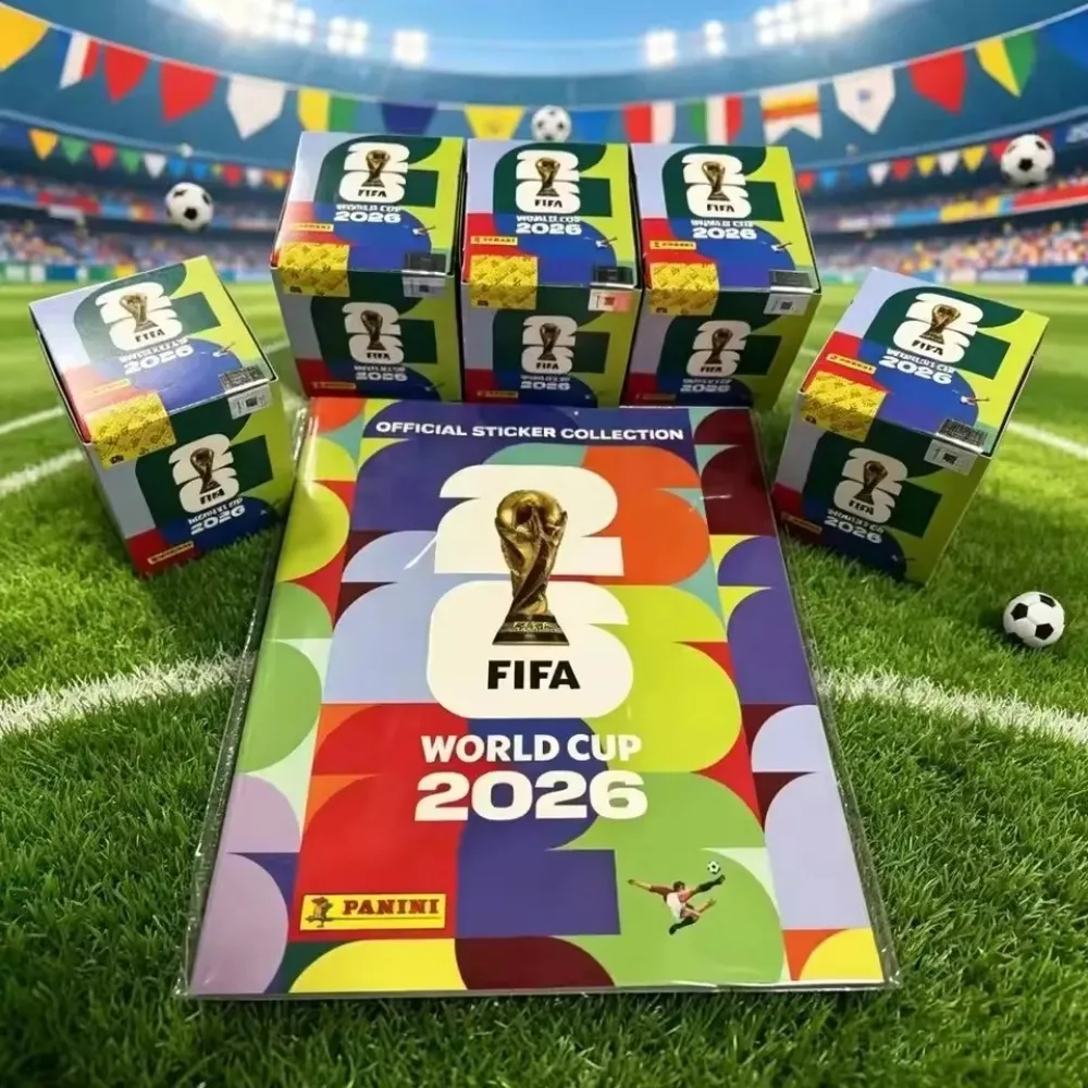 Original Panini 2026 FIFA World Cup Katar Sticker-Sammlung Komplettbox Offiziell Lizenzierte Fußball-Album-Aufkleber