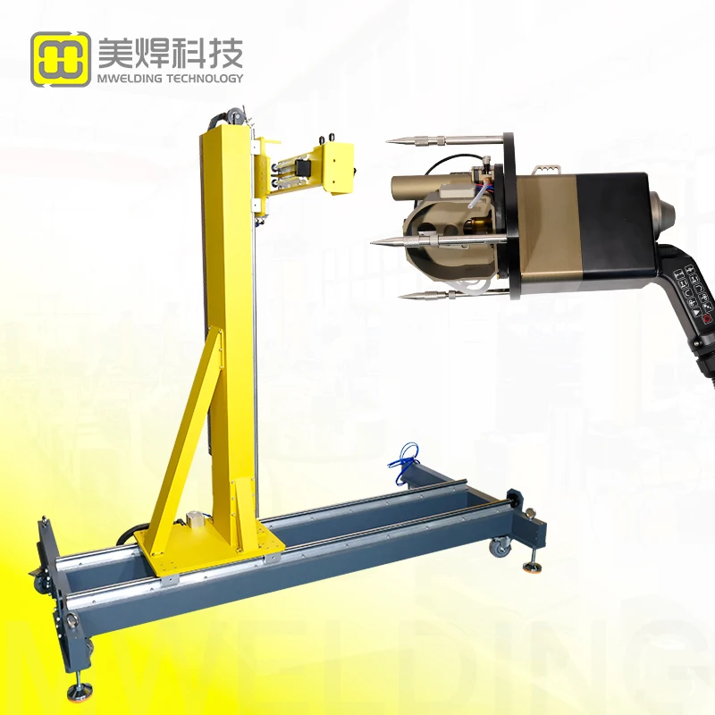 Automatic Tube To Tube Sheet Orbital Fusion Weld Head MWP-65C With TIG Welder MWA-400 For Heat Exchanger Manufacturing