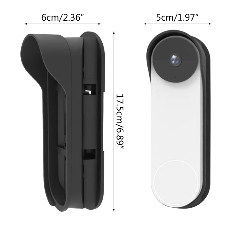 2022ใหม่ป้องกันการโจรกรรม Doorbell ผู้ถือไร้สาย Doorbell มุมติดตั้งไม่มีเจาะ Doorbell Mount Bracket สำหรับสำนักงานบ้าน