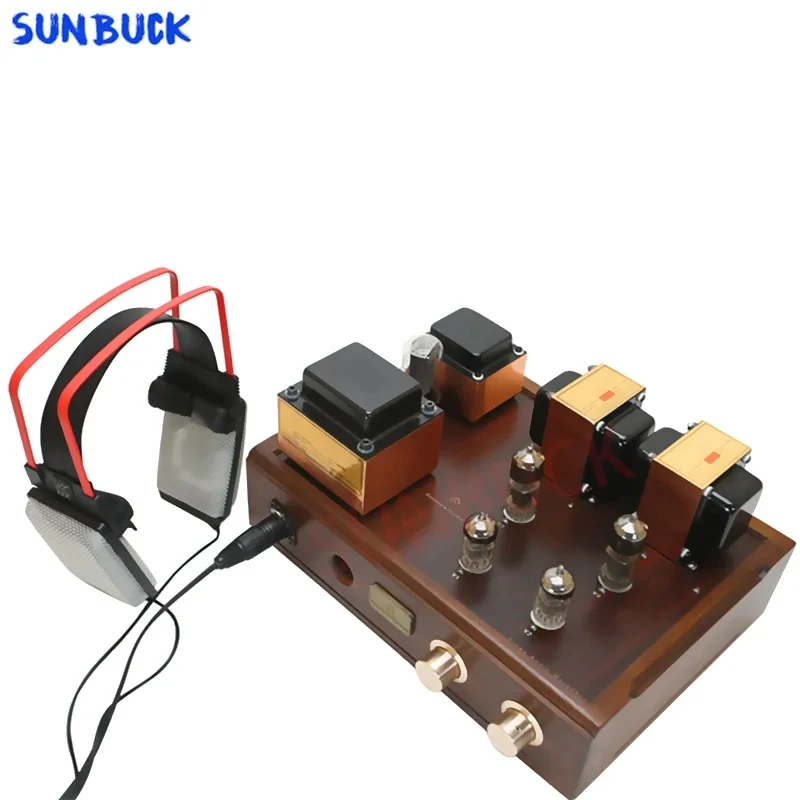 

SUNBUCK 6H23 5Z2 6p14 Class A Headset Amp Vacuum Tube Preamp Amplifier 6p14 Tube Preamplifier Headset Amp Audio