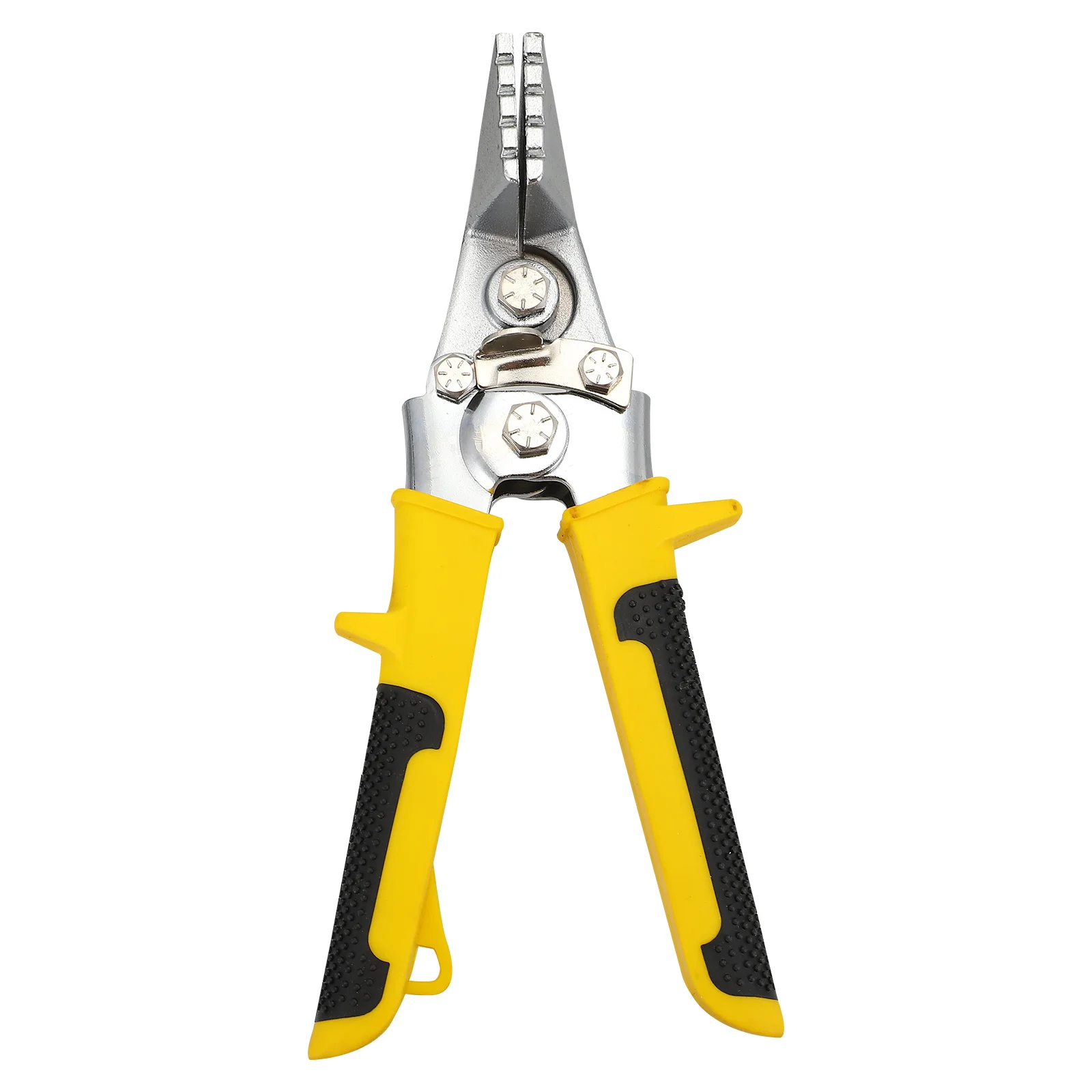 أداة الخياط اليدوية مقبض مريح الانحناء الصفائح المسطحة المعدنية القناة الصلب العروة الخياط الثقيلة مطلي زلة مقاومة قبضة #2