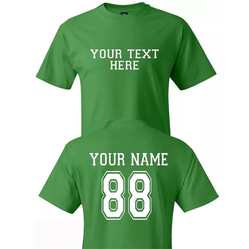 

Футбольная футболка с текстовым номером на заказ для мужчин, теннисная спортивная команда, Джерси, индивидуальное имя, летние футболки с короткими рукавами и круглым вырезом