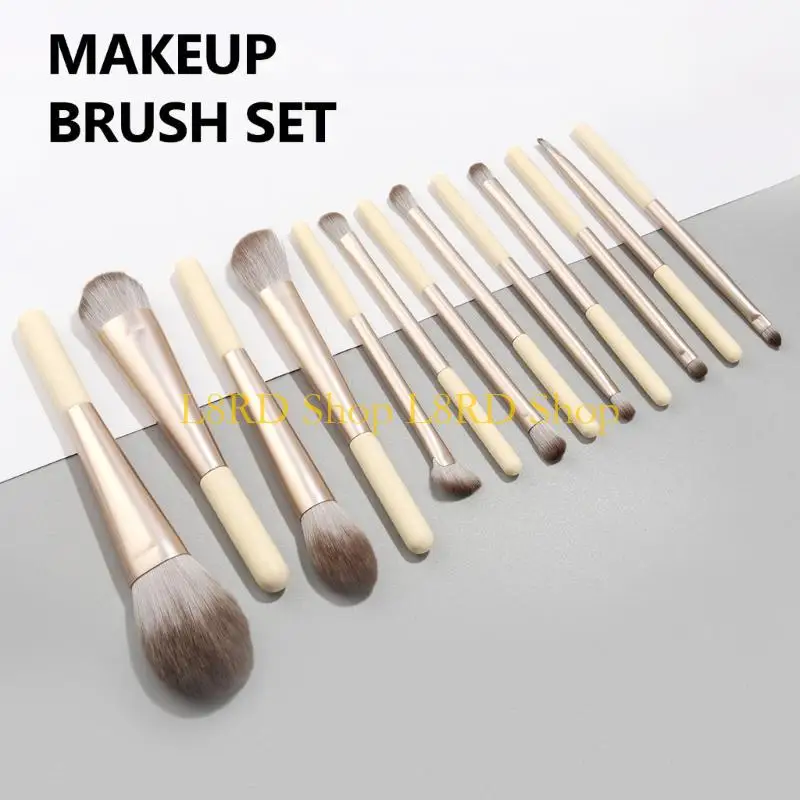 L8rd Elegant 13pcs Make -up -Bürsten setzen eine effektive Anwendung Kosmetische Pinsel für Frauen