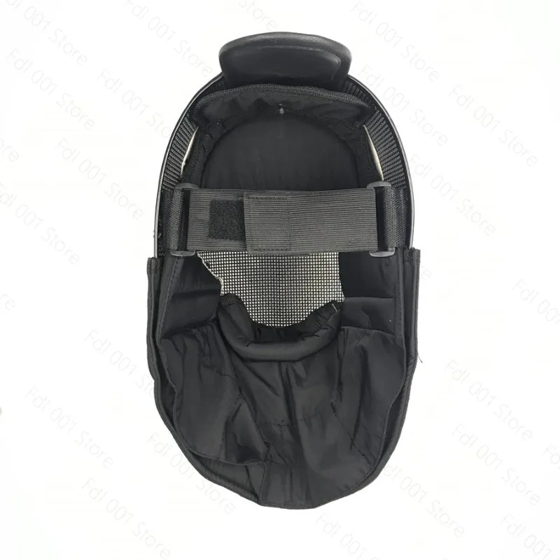 350N Fencing Master Mask with Safety Backstrap System - Detachable Lining Fencing Helmet