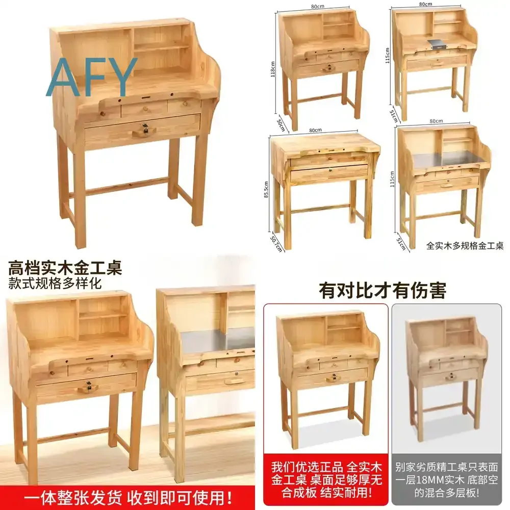 Jewelry Gold Table DIY Workbench for Gold Silver Processing Grinding Micro Inlay Jewelry Making Craft Tool for Jewelry