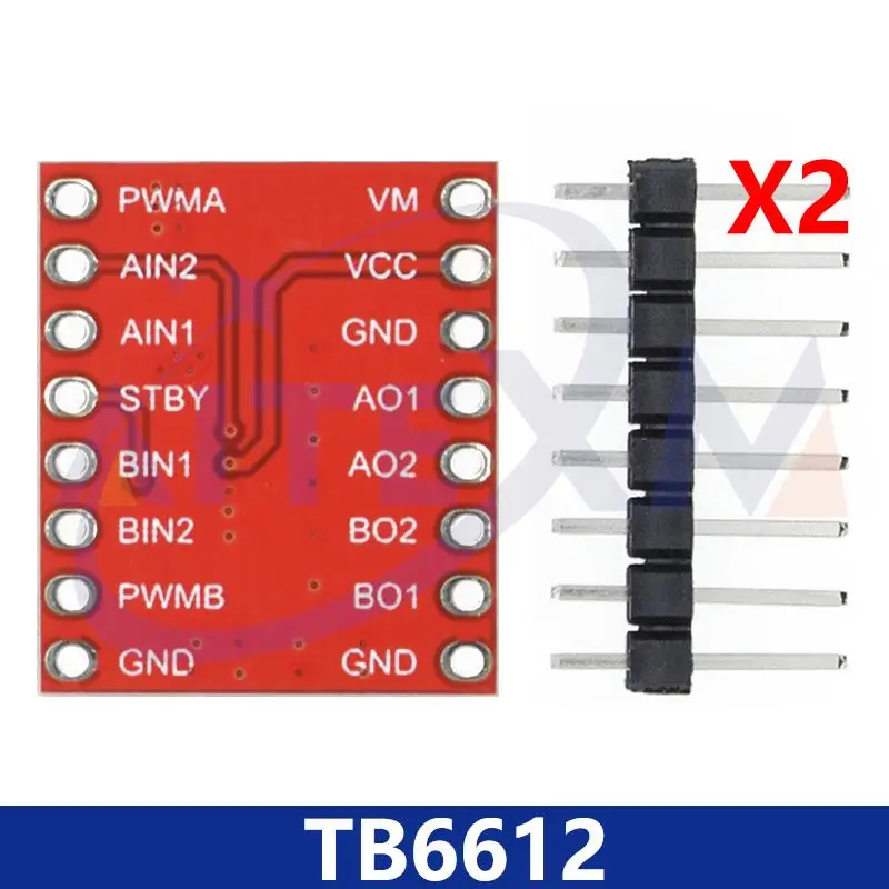 TB6612 DRV8833 Dual Motor Driver 1A TB6612FNG for Arduino Microcontroller Better than L298N