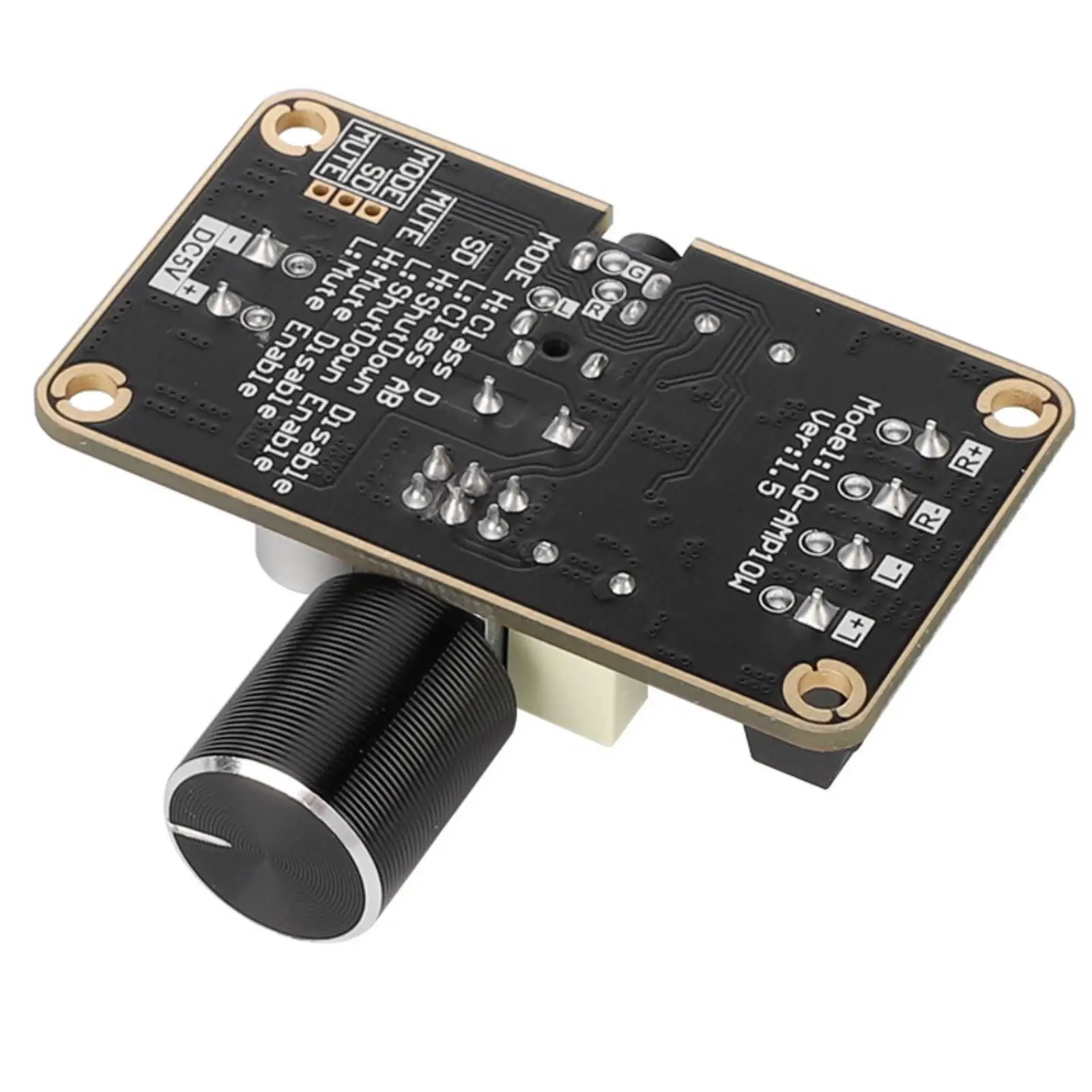 PAM8406 Mini Audio Amplifier Board 5V 5W+5W Stereo Module Gold PCB for DIY Electronics and Custom Radio