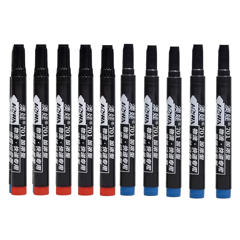 قلم تحديد مركّز قائم على الزيت، قلم تحديد دائم مقاوم للماء سريع الجفاف، قلم تحديد جرافيتي للرسم بنفسك، مدرسة كتابة القرطاسية