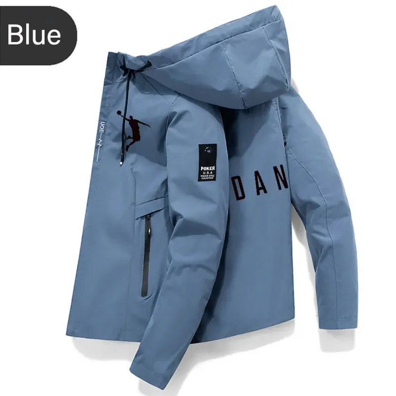 Basketball jacket men's new autumn brand running camping fishing jacket waterproof windbreaker outdoor casual men's hooded jacke