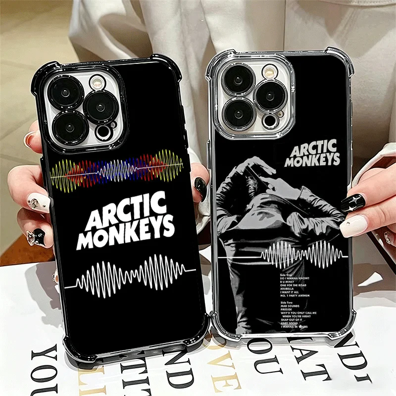 Специальное предложение Arctic M-Monkeys: Чехол для телефона с покрытием для iPhone 16, 17 Pro Max, Air 17E, 16E, 14, 15 Plus, 12, 13, 11 – Защита от падений