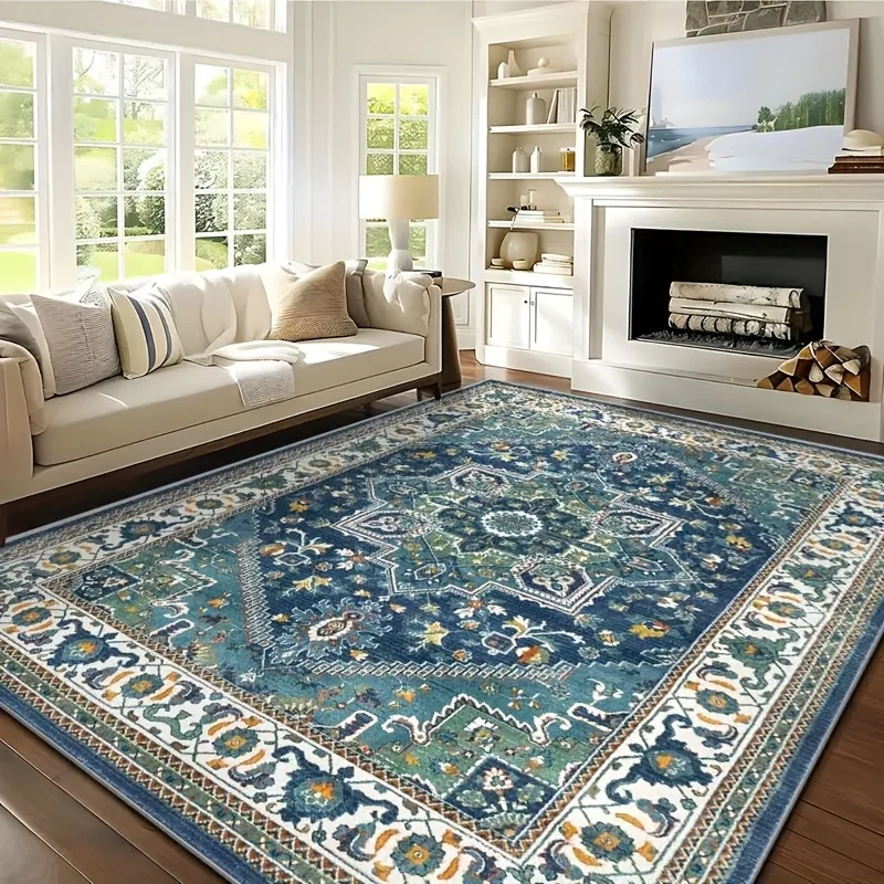 Advanced Sense Large Rugs for Living Room Decoration Home Bedroom Rug Classical Entrance Door Mat Washable Fashion and Beautiful