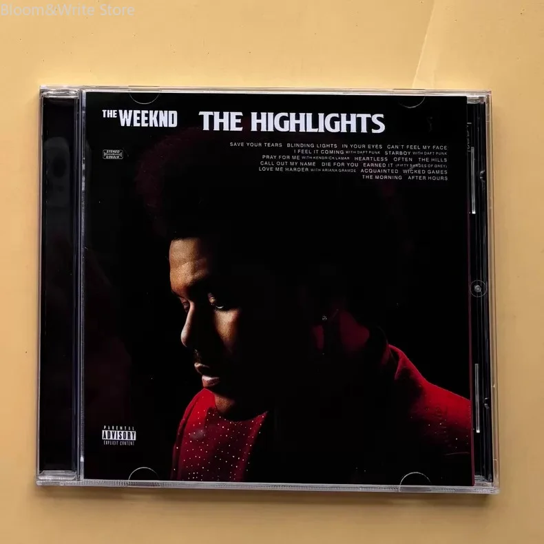 

Pop R&B The WeekndThe Highlights Selected CD Album Music Record Walkman Car Soundtracks Box Fans' Music Gifts