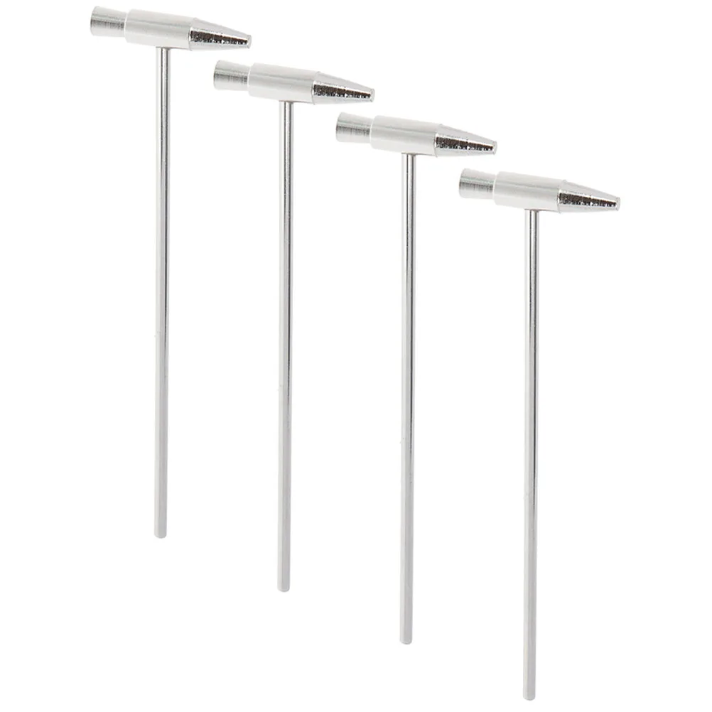 

4pcs Small Tuning Mini Steel Tool Jewelry Repair Thumb Piano Hammers Craft Tiny Tools Diy Watchmaker Long Handle Tuner Hammer