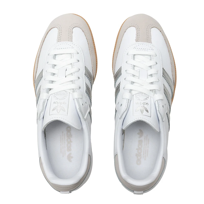 أحذية رياضية نسائية من Adidas Originals Samba Og، أحذية عصرية منخفضة الرقبة على شكل حرف T، أحذية كاجوال خفيفة الوزن ومقاومة للاهتراء Ji2725