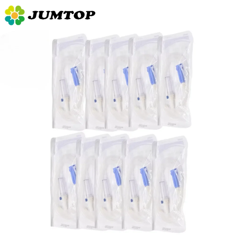 

JUMTOP Dental Implant Surgical Flushing Tube Set Oral Irrigation Saltwater Pipe Disposable Hose Tubing Kit for Oral Care 10Pcs