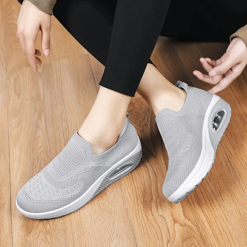 Shoes Women Comfortable Platform Tenis Femenino Anti Slip Outdoor Walking Lightweight Casual Sneaker Single Shoes for Women